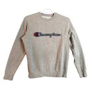 Champion Authentic Athleticwear Grey Crewneck Sweatshirt Long Sleeve L G
